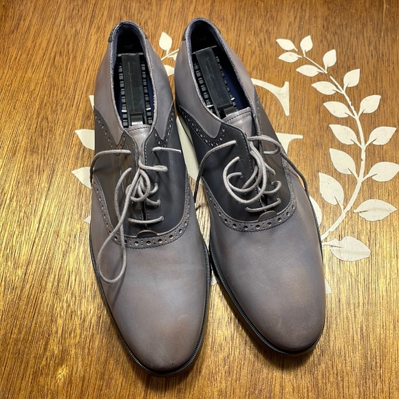 Cole Haan | Shoes | Mens Cole Haan Gray Two Tone Oxfords  display picture 1